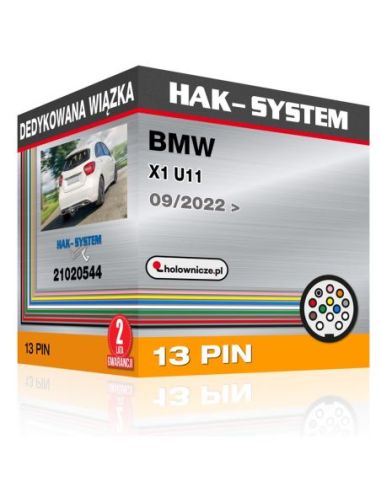 Dedykowana wiązka haka holowniczego BMW X1 U11, 2022, 2023 [13 pin]
