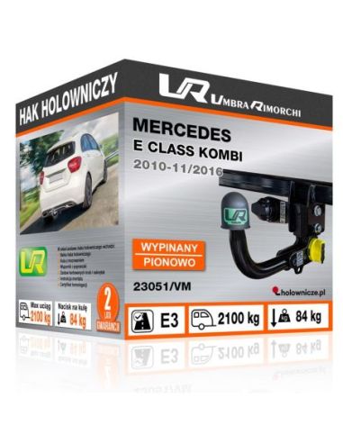 Hak holowniczy Mercedes E CLASS KOMBI wypinany pionowo