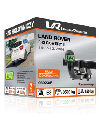 Hak holowniczy Land Rover DISCOVERY II odkręcany