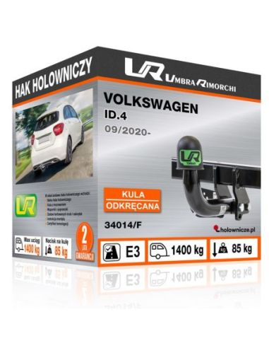 Hak holowniczy Volkswagen ID.4 odkręcany