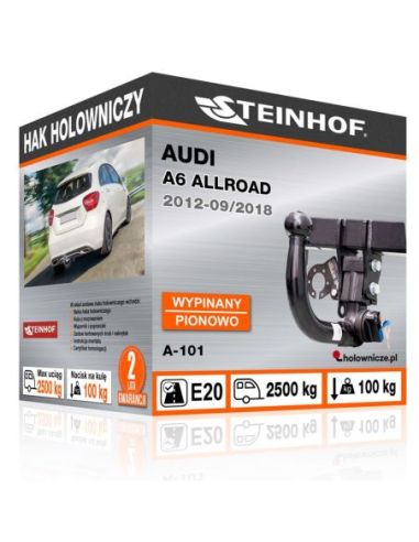 Hak holowniczy Audi A6 ALLROAD wypinany pionowo