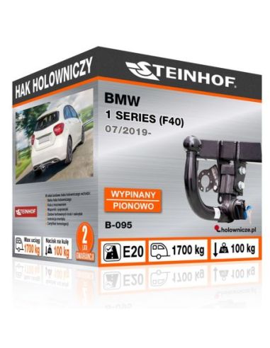 Hak holowniczy BMW 1 SERIES (F40) wypinany pionowo