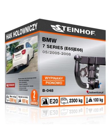 Hak holowniczy BMW 7 SERIES (E65|E66) wypinany pionowo