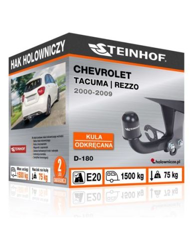 Hak holowniczy Chevrolet TACUMA | REZZO odkręcany