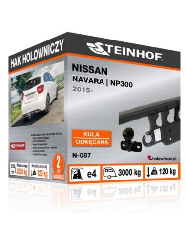 Hak holowniczy Nissan NAVARA | NP300 z kulą kutą