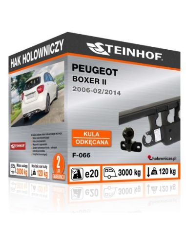 Hak holowniczy Peugeot BOXER II z kulą kutą