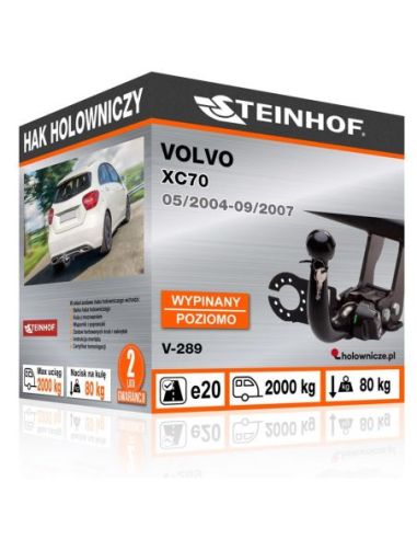 Hak holowniczy Volvo XC70 wypinany poziomo