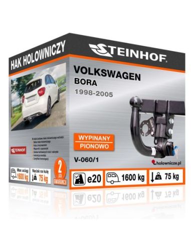 Hak holowniczy Volkswagen BORA wypinany pionowo