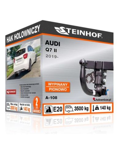 Hak holowniczy Audi Q7 II wypinany pionowo