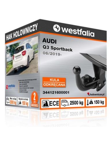 Hak holowniczy Audi Q3 SPORTBACK odkręcany