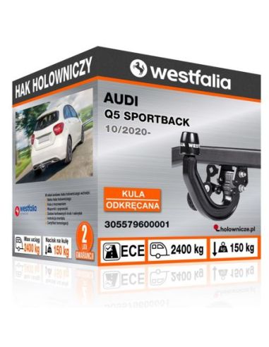 Hak holowniczy Audi Q5 SPORTBACK odkręcany